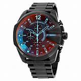 Black Stainless Steel Mens Watch Pictures