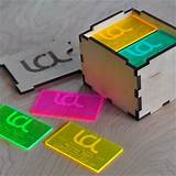 Laser Cut Plastic Business Cards