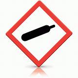 Pictures of Compressed Gas Hazard Symbol