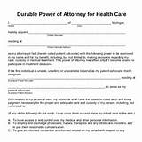 Nc Power Of Attorney Form Pdf Photos