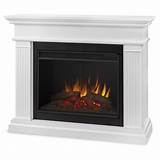 White Grand Electric Fireplace Pictures