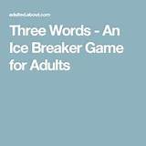 Pictures of Ice Breaker Games For Special Education