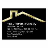 Logos For Construction Business Cards
