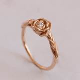 Pictures of Rose Gold Flower Ring