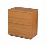 Cherry Wood Lateral File Cabinet