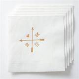 Photos of Foil Stamped Napkins