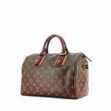 Photos of Louis Vuitton Burgundy Patent Leather Handbag