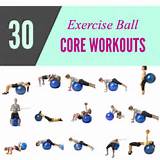 Pictures of Exercises Using Ball
