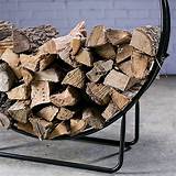 Firewood Hoop Rack Images