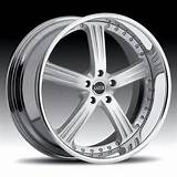 Pictures of White 20 Inch Rims Chrome Lip