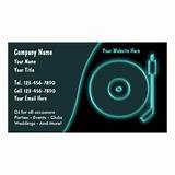 Pictures of Zazzle Dj Business Cards