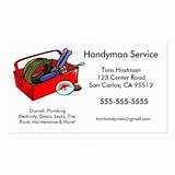 Pictures of Handyman Business Card Designs