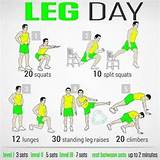 Images of Leg Training Exercises