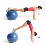 Pictures of Exercise Ball Workouts Ab