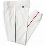 Red Piped Baseball Pants Pictures