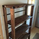 Photos of Reclaimed Lumber Shelves