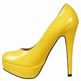 Images of Yellow High Heels
