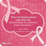Images of Breast Cancer Motivational Quotes