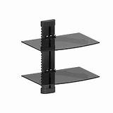 Wall Mount Glass Shelves For Av Components Pictures