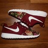 Pictures of Nikes With Flowers On Them