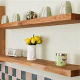 Floating Kitchen Shelves Wood Pictures