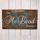 Family Wood Signs