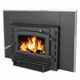 Images of Wood Stove In Fireplace