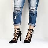 Zara Lace Up Heels Images