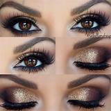 Gold Eye Makeup For Brown Eyes Pictures