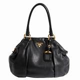 Prada Black Leather Handbag Pictures