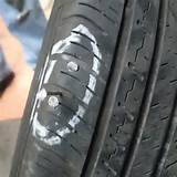 Pictures of Nail Repair In Tire