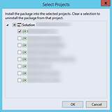 Photos of Reinstall Nuget Package