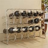 24 Bottle Metal Wine Rack Photos