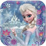 Pictures of Elsa Party Plates