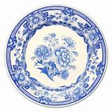 Images of Blue And White Porcelain Dinner Plates