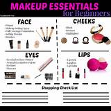 Pictures of Makeup Tools List