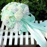 Pictures of Mint Green Fake Flowers