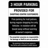 Photos of Parking Lot Sign Height Regulations