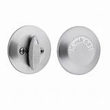 Schlage One Sided Deadbolt With E Terior Plate Images