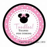 Minnie Mouse Thank You Stickers Images