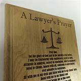 Lawyer''s Prayer Plaque