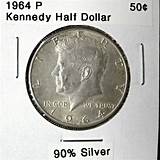 Photos of 1964 Kennedy Half Dollar For Sale