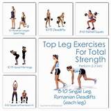 Pictures of Leg Workout Exercises