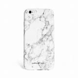 Pictures of White Marble Case On Black Iphone