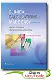 Images of Clinical Calculations Made Easy