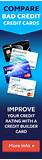 Credit Builder Cards For Bad Credit