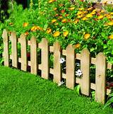 Pictures of Short Garden Border Fence