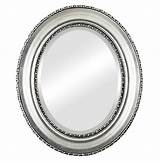 Black And Silver Framed Mirror Photos