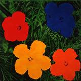 Images of Warhol Flower Paintings
