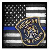 Images of Michigan State Police Sticker